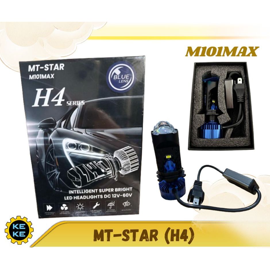 Lampu BILED MT-STAR M101MAX H4 Series - Blue Lens