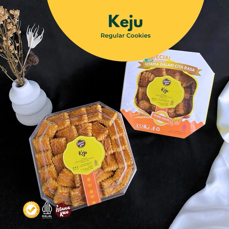 

Kue Kering Istana KEJU Reguler Cookies Stoples Segi 8