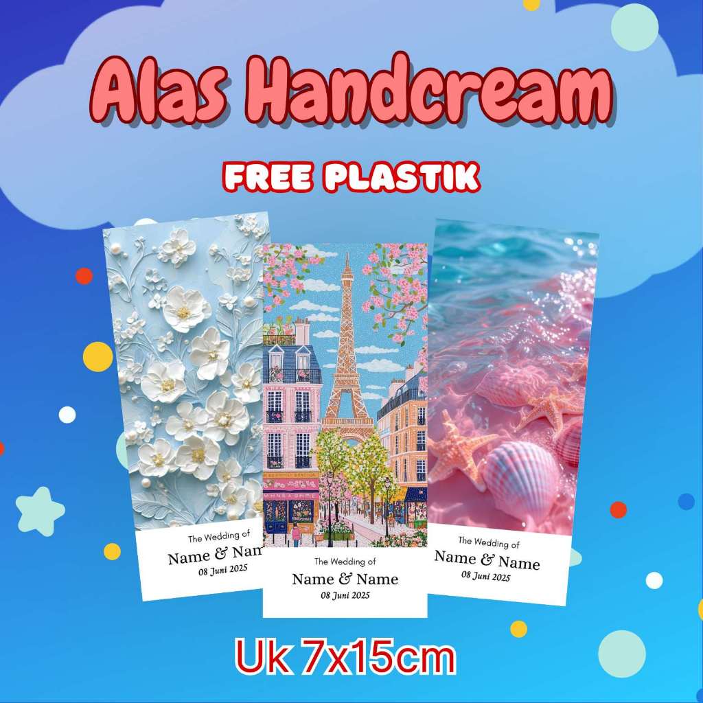

[FREE PLASTIK] ALAS PACKING HANDCREAM UK 7x15