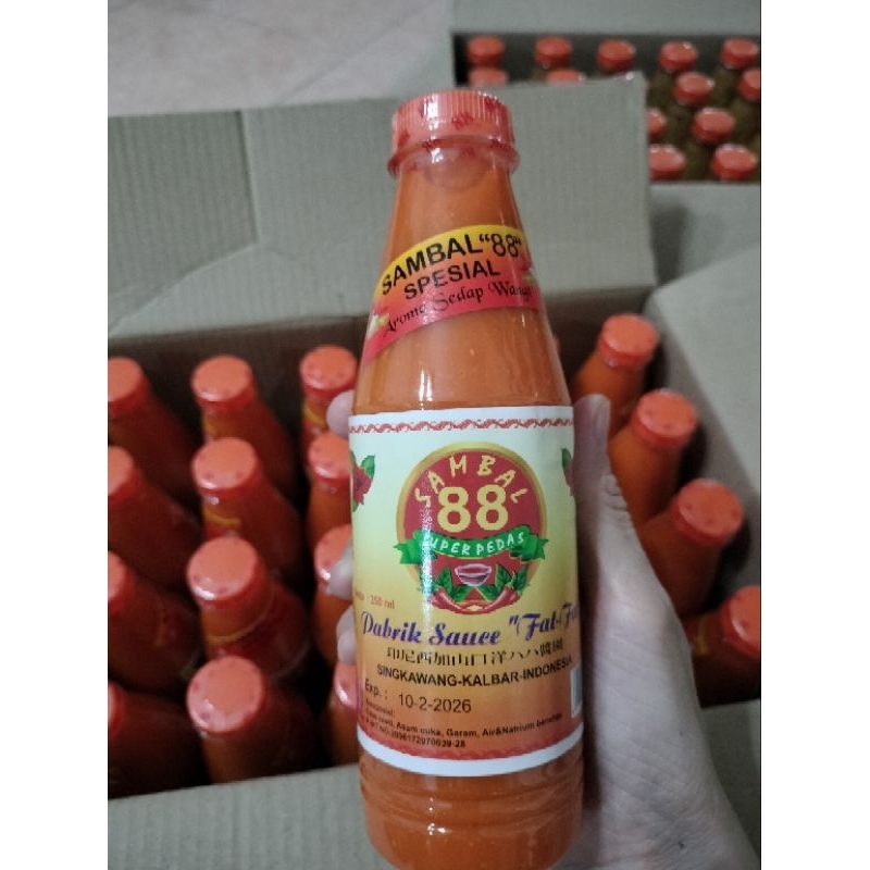 

sambal cap 88 khas singkawang#1 Dus 24botol