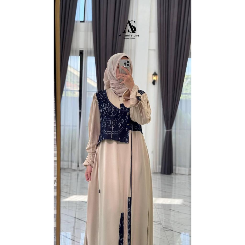 DRESS ETNIK OAT ANJANI STORE DRESS TERBARU ANJANI STORE ORI