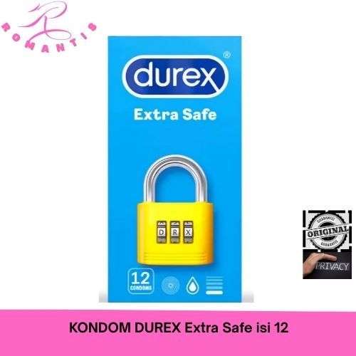 KONDOM Durex Extra Safe 12s - Kondom Tebal Aman