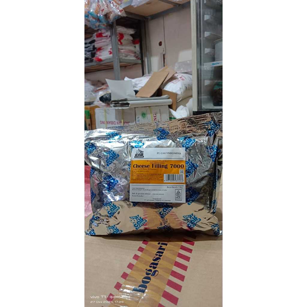 

Calf Cheese Filling 7000 Keju Oles Repack 250gr