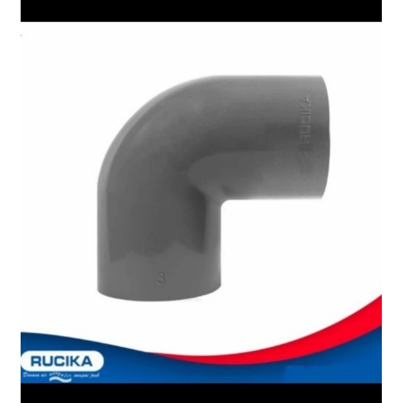 Knee Elbow PVC 10 inch AW Rucika