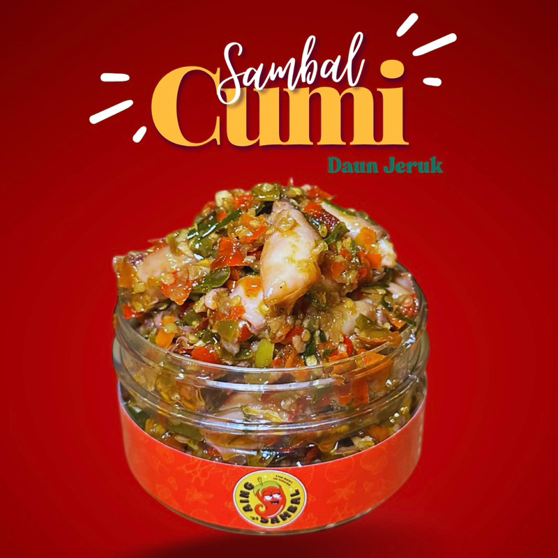 

Sambal Cumi Daun jeruk 250gr