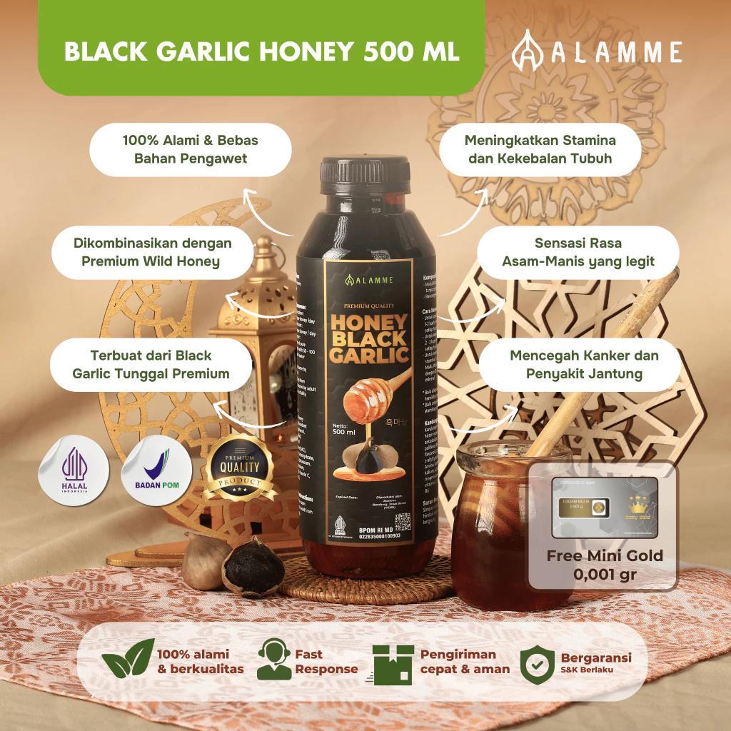 

Alamme - Black Garlic Honey Premium Madu Bawang Hitam 500ml Manis