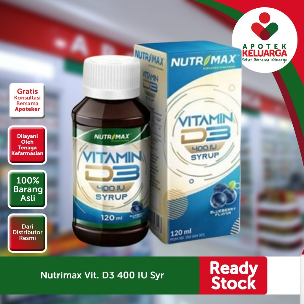 NUTRIMAX D3 400 IU SYRUP