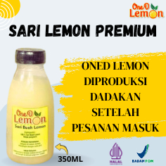 

MAR OneD Sari Lemon 350ML 100% Lemon Asli Dijamin Fresh Sampai Lokasi Tidak Bau Obat Tidak Pahit