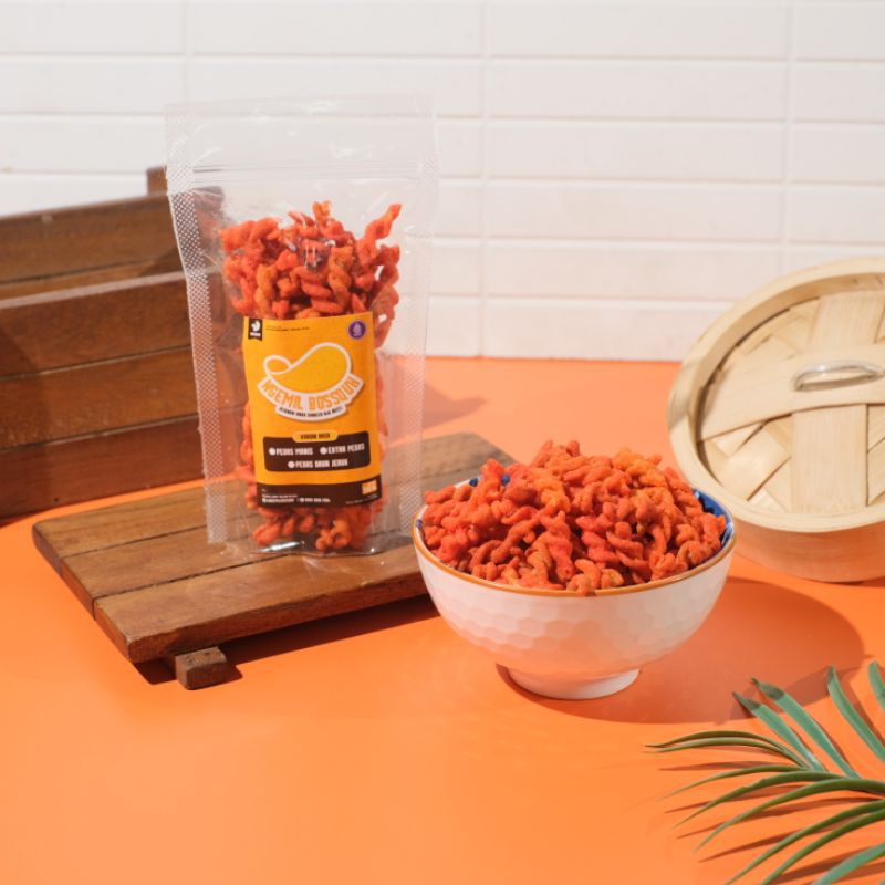 

Makaroni Spiral Pedas 80gr Enak Gurih Pedas