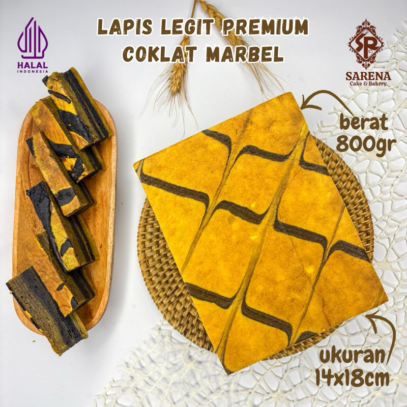 

Lapis Legit Coklat Marble Sarena Cake & Bakery