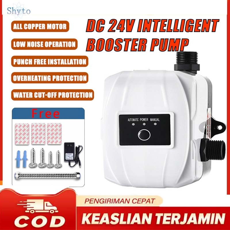 COD Automatic Booster Pump 35L/min Shower Pump Enhancer Pendorong Air Booster Pump Otomatis Mesin