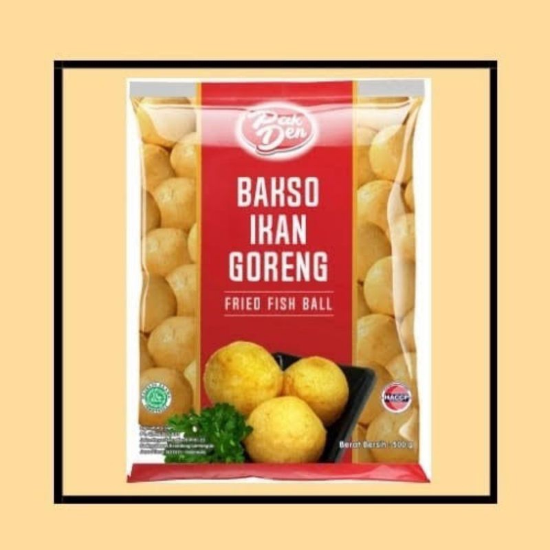 

pakden bakso ikan goreng 500gr