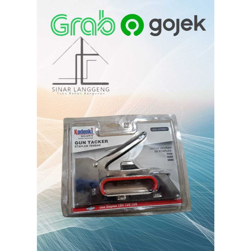 

Kodenki Stapler Gun / Alat Staples Tembak Jok Motor Sofa