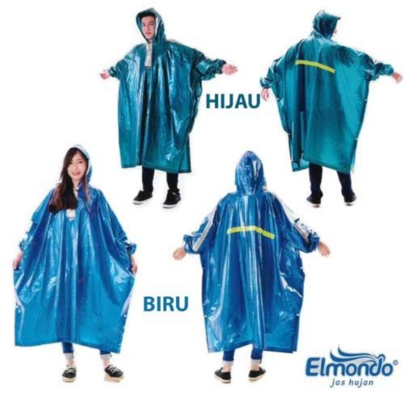 Jas Hujan Ponco Lengan Funtastic Elmondo