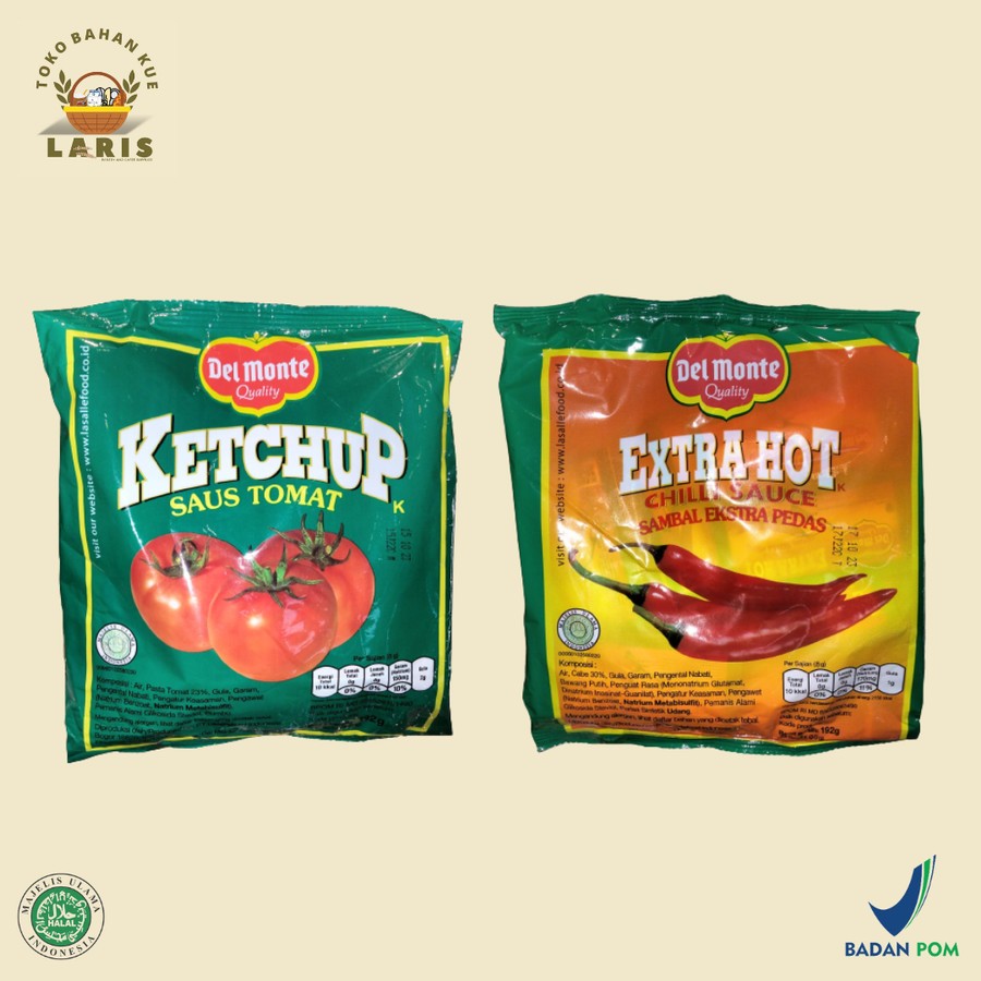 

DELMONTE SAUS KEMASAN SACHET 192 GRAM