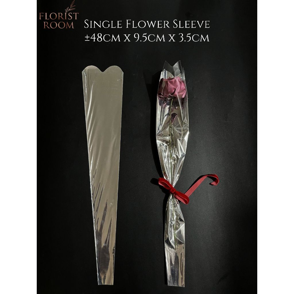 

Single Rose Sleeve -flower sleeve -kantong bunga