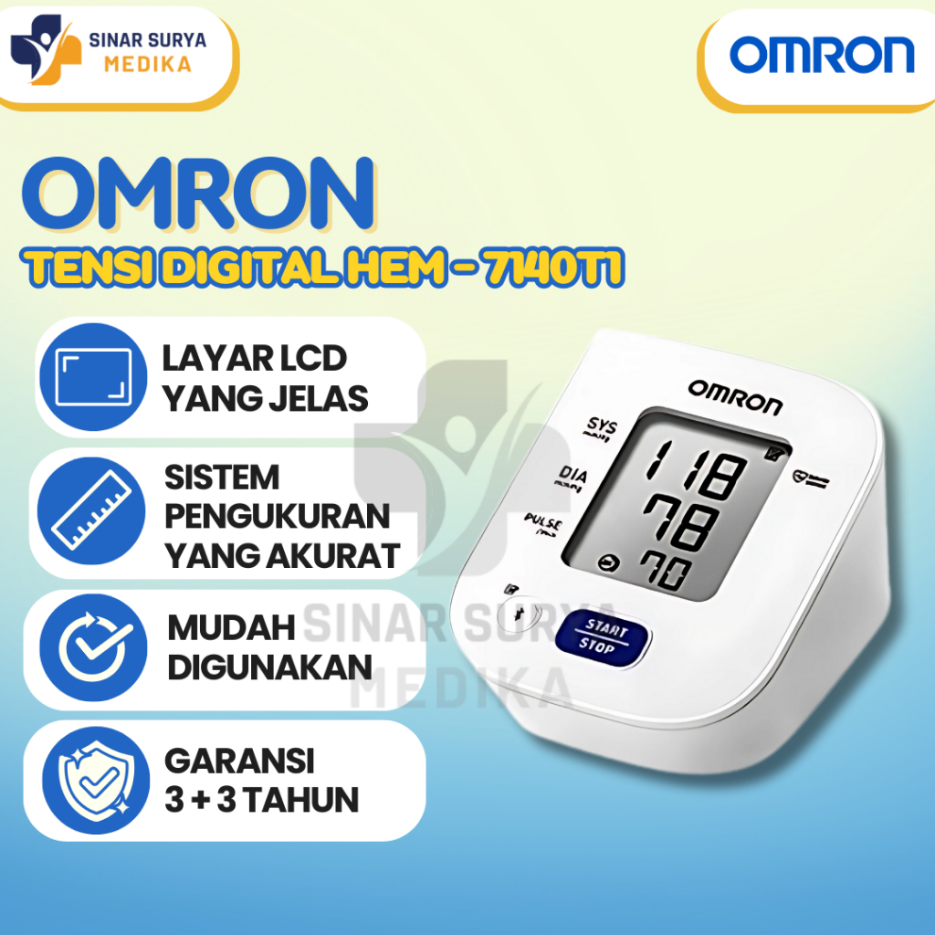 Tensimeter Digital Omron HEM-7140T Bluetooth / Tensimeter Omron 7140T