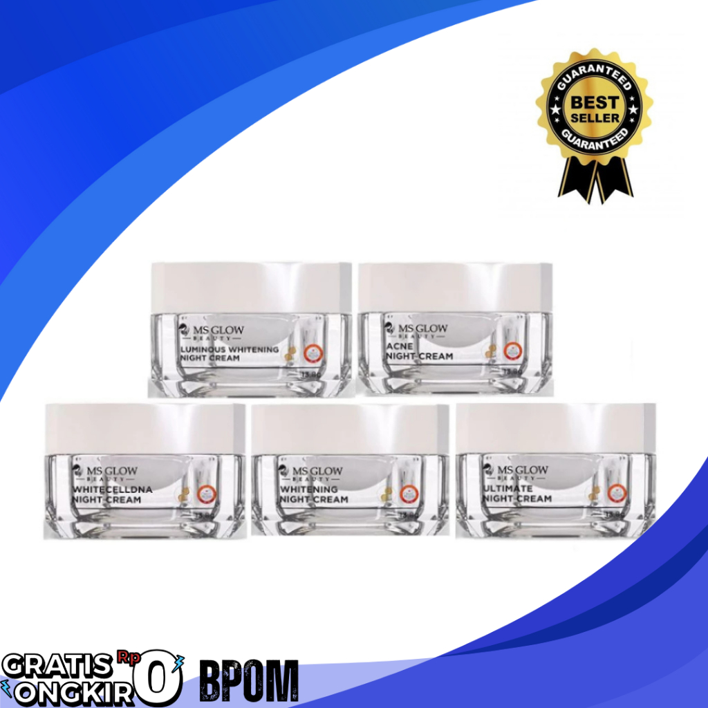 MS GLOW CREAM MALAM MS GLOW + NIGHT CREAM MS GLOW