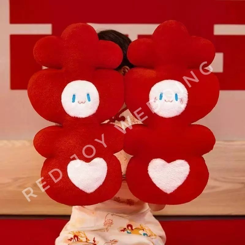 Boneka ShuangXi Couple / Boneka ShuangXi Chinese Wedding / Bantal ShuangXi (1624)
