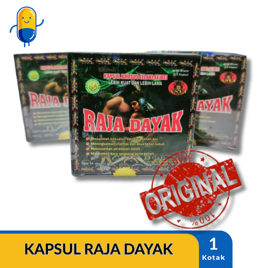 

Raja Dayak Kapsul Original / Stamina Pria Laki laki Herbal / Ramuan Tradisional / Suplemen Stamina