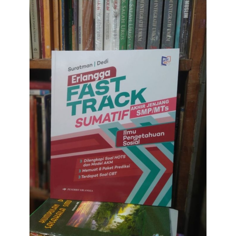 Buku FAST TRACK IPS ( ilmu Pengetahuan Sosial  ) Sumatif Akhir Jenjang SMP / MTs Dilengkapi Soal HOT