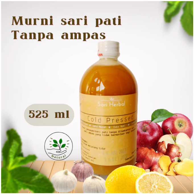 

Minuman Herbal Kesehatan Tradisional Jus Bawang Putih Tunggal Cuka Apel Jahe Merah Lemon Madu Hutan 525ml Berkhasiat Meningkatkan imunitas dan stamina tubuh Detox Melancarkan Peredaran Darah BAB Sembelit Menurunkan tekanan darah tinggi Kadar Gula Darah