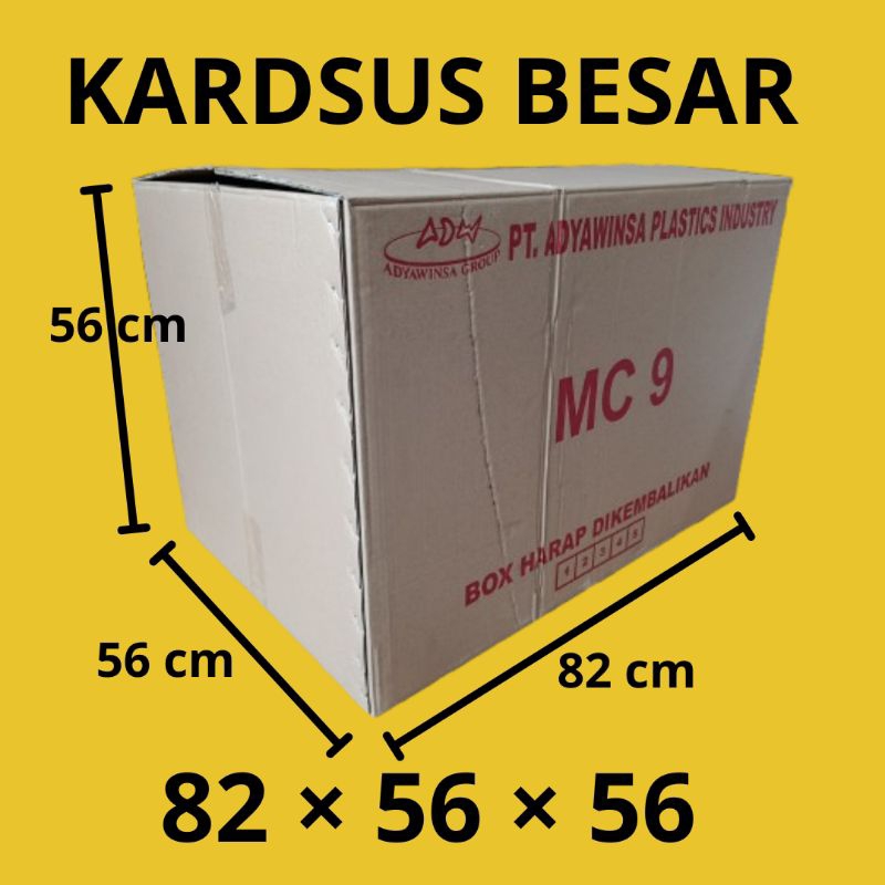 

kardus besar jumbo 82 × 56 × 56