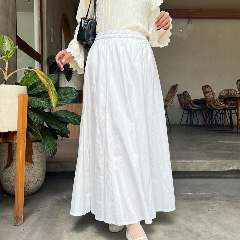 ROK KOREAN SKIRT / ROK LINEN KOREAN STYLE / CANIA SKIRT / ROK LINEN POLOS