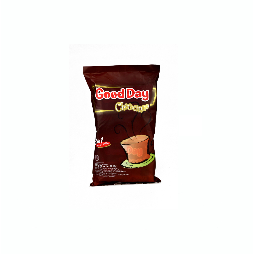 

Minuman Kopi Good Day Chococinno 20gr 1 renteng 10pcs