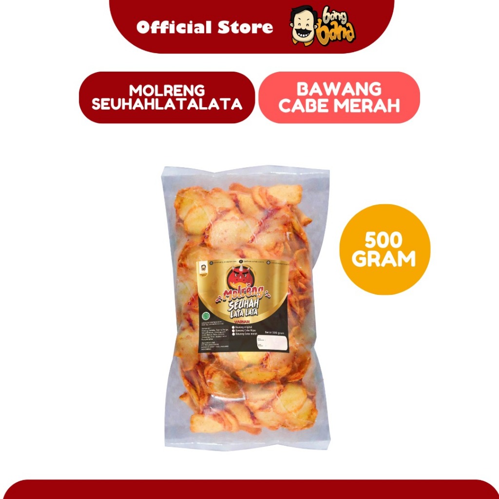 

Molreng Seuhahlatalata Pedas Cabai Merah Kemasan 500 Gram