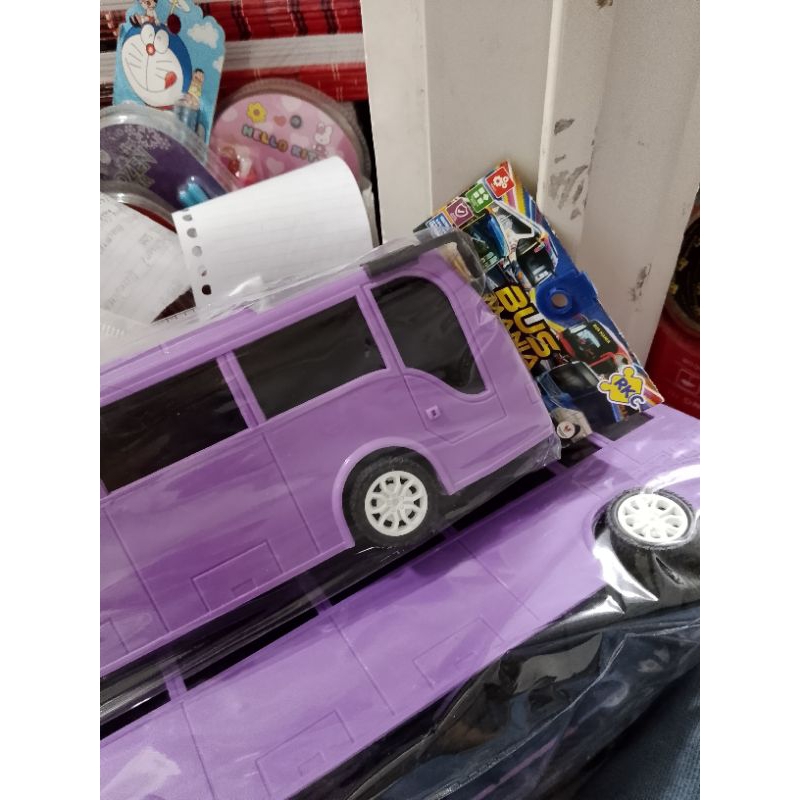 miniatur bus mania modifikasi rkc ungu/furpel