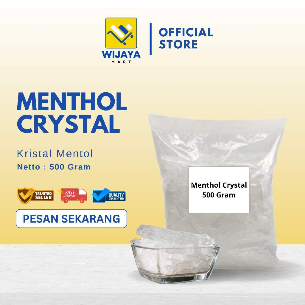 

Menthol Crystal / Menthol Kristal Food Grade 500 Gram