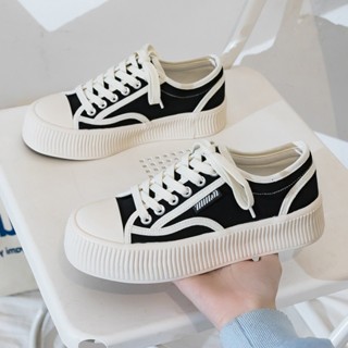 Sepatu Sneakers Kanvas Wanita Korea Import Adella DF48