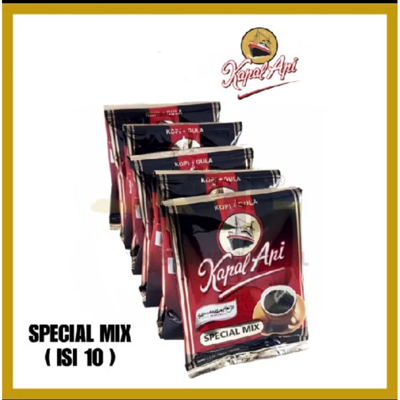 

kopi kapal api special mix 1renceng isi 10sachet