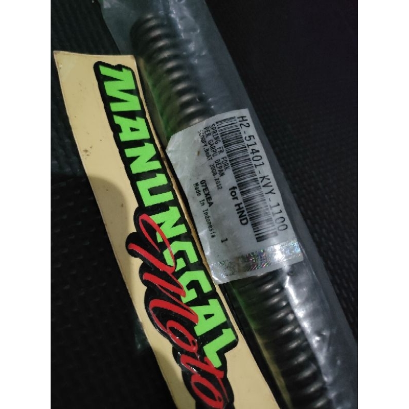 per as shock depan beat Scoopy KVY