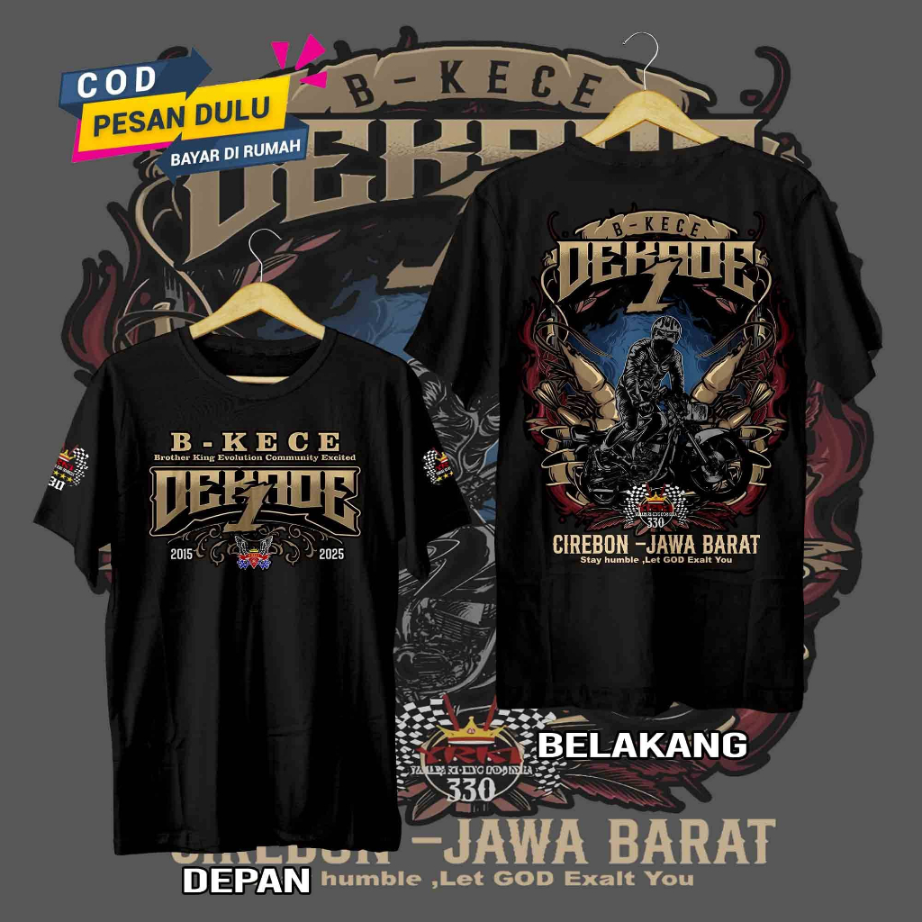 KAOS RX KING 1 DEKADE YKIS LENGAN PENDEK RR IDN