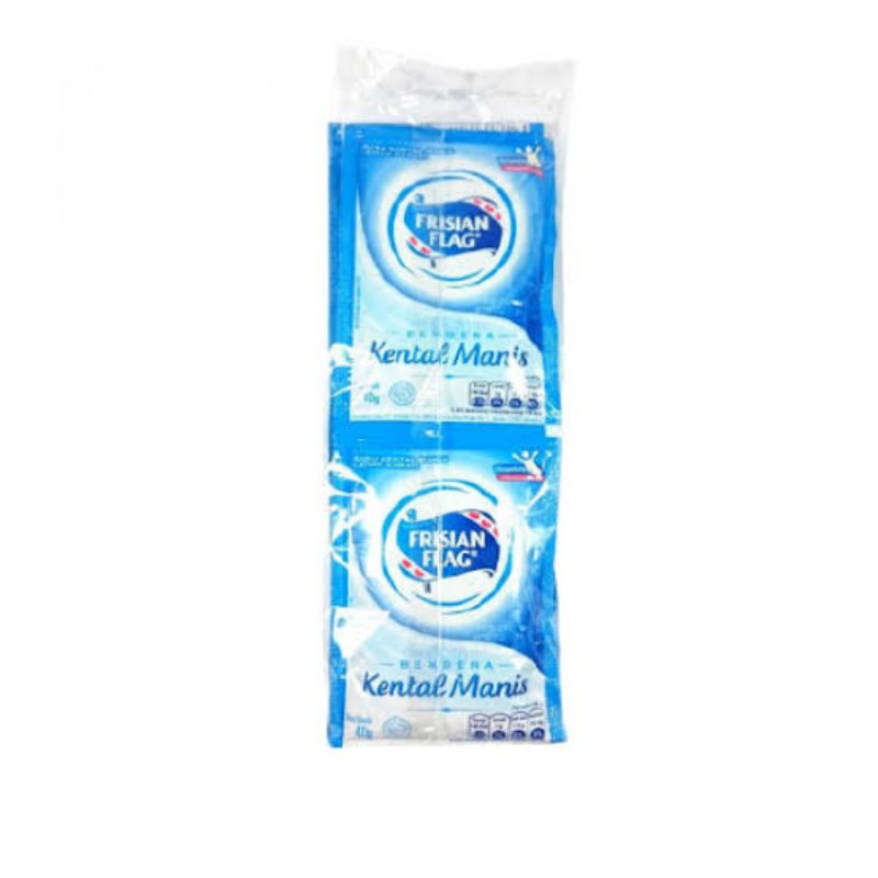 

Frisian Flag Krimer Kental Manis Putih [ 6 Sachet x 38g ]