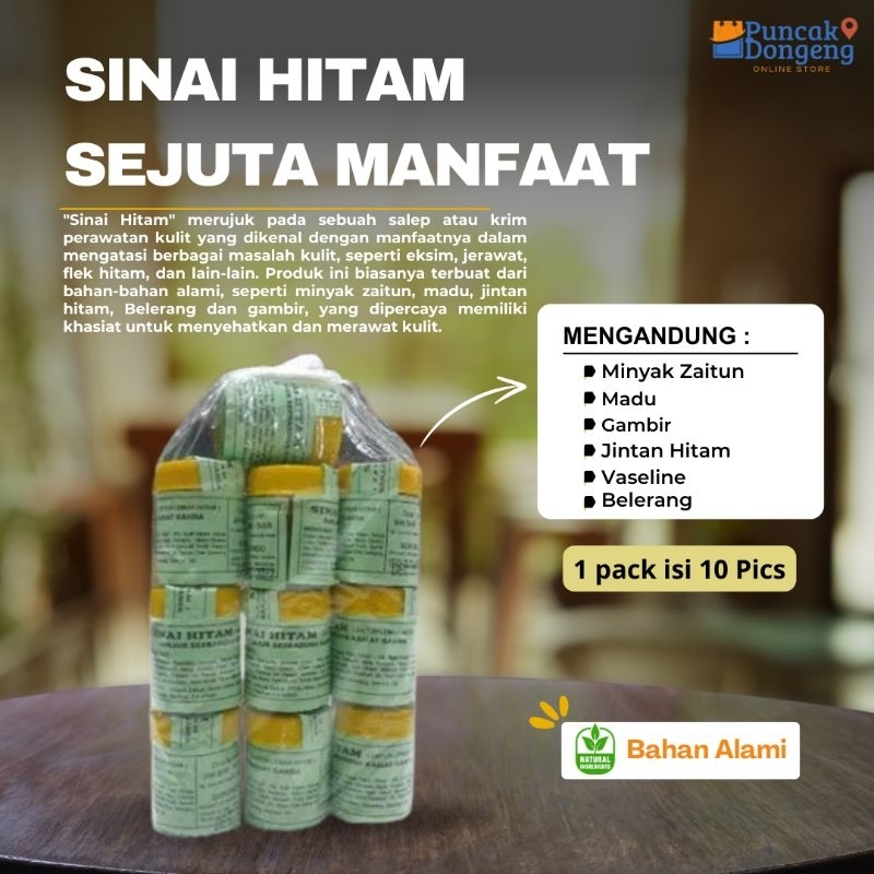 Sinai Hitam Zaitun 100% Asli|| Sinai Serbaguna || Sinai Cream || Sinai Zaitun