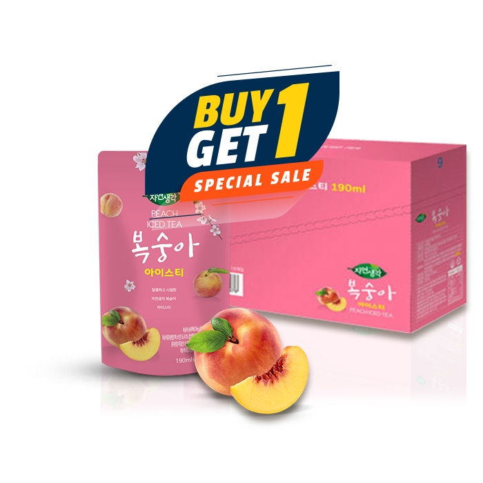 

THINK NATURE Peach Iced Tea 190ml x 10