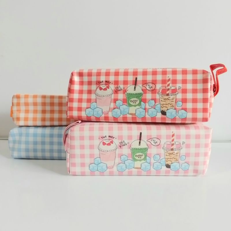 

Tempat Pensil Kain Resleting Pencil Case OCP-060 Motif Es Cream ( Pcs ) [ Original ]