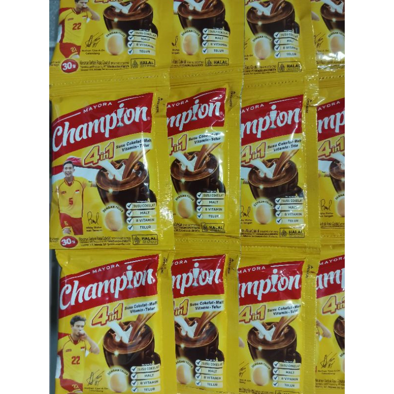 

Mayora Champion Susu Coklat 4 in 1