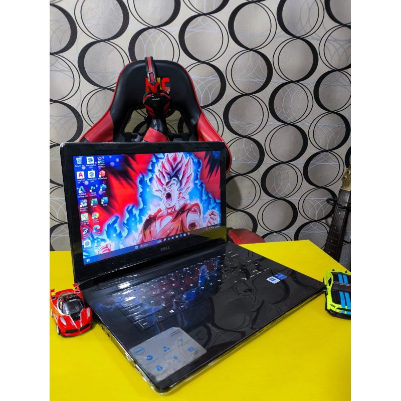 Laptop Branded DELL INSPIRON 14 3476 Premium Black Edition [RAM 16GB SSD 256GB DUAL VGA]