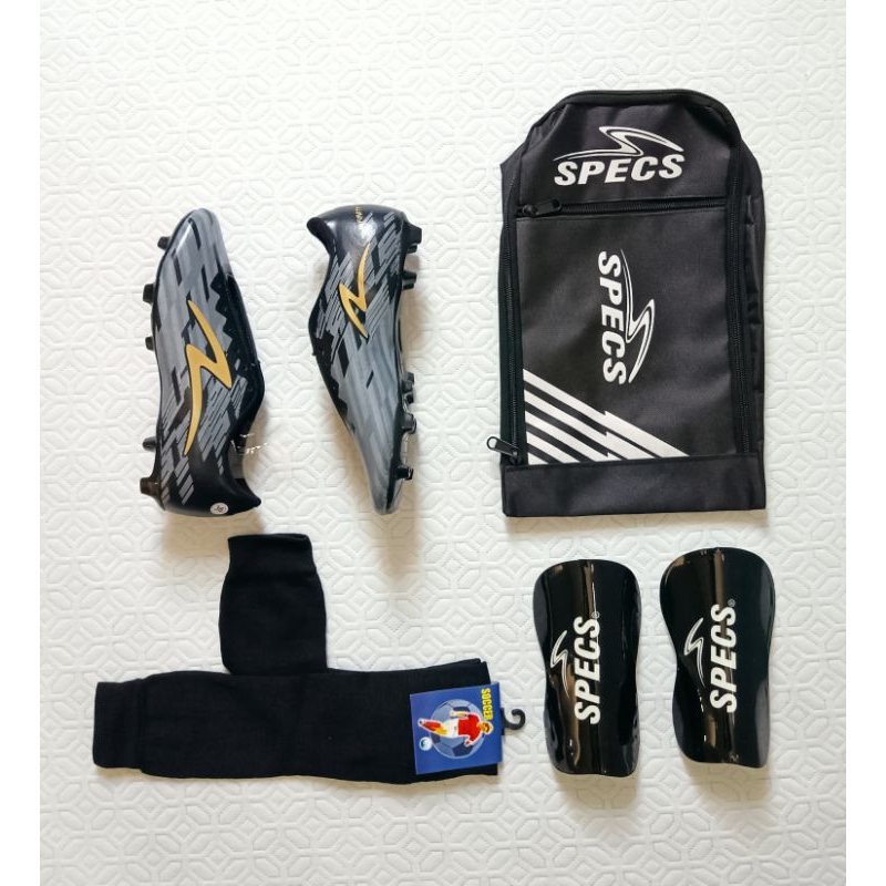 Paket Komplit Sepatu Bola Anak Junior Specs Terbaru Free Tas Kaos Kaki Deker