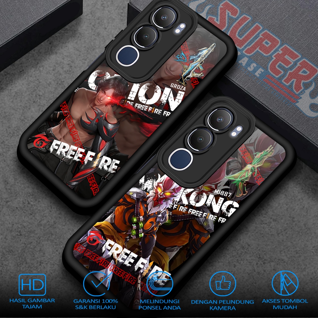 Case Vivo Y19S Y29 5G Casing terbaru Supercase18 motif [ FF ] Case hp Case hanphone Case terbaru cas