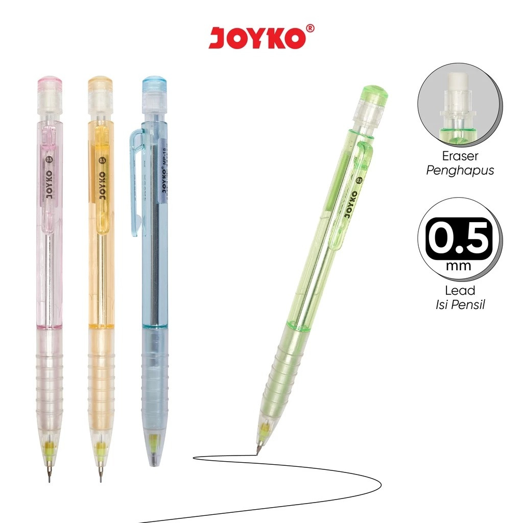 

Mechanical Pencil Pensil Mekanik Joyko / Pensil Mekanik Joyko MP-15 0.5 mm
