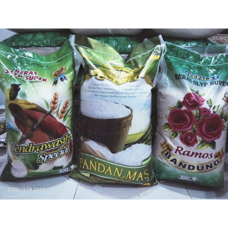 

beras lokal kemasan ramos/cendrawasih/bunga 25 kg(medium quality)