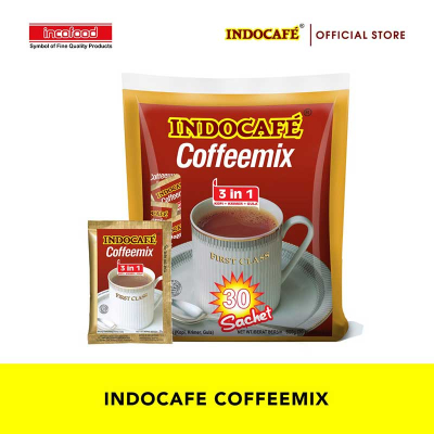 

INDOCAFE COFFEEMIX 3 IN 1 KOPI KRIMER GULA ISI 30 SACHET