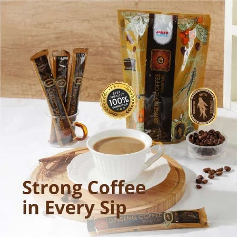 

PROMO CNI GINSENG COFFEE SIGNATURE (NO POUCH) - KOPI GINSENG CNI SIGNATURE ORIGINAL ISI 10 SACHET