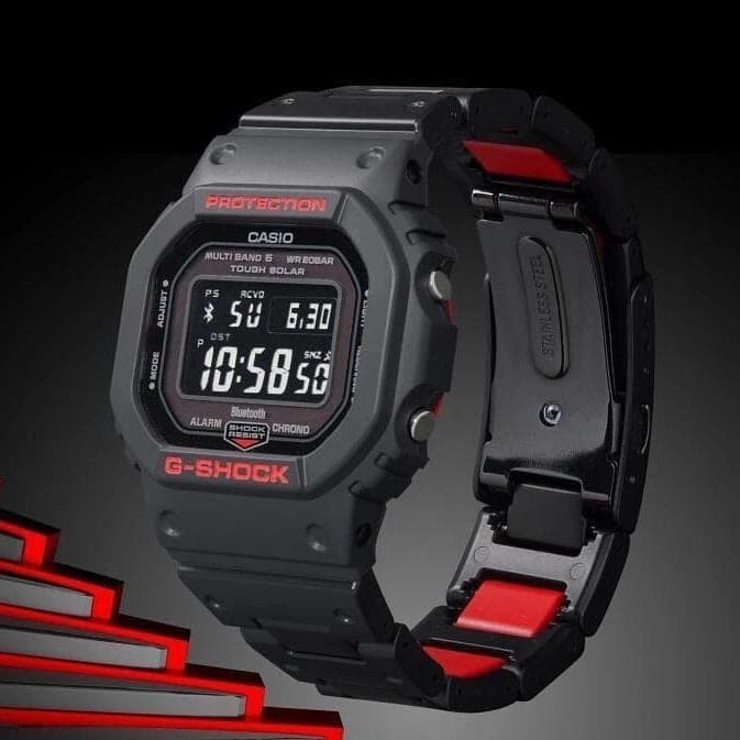 Casio G-SHOCK GW-B5600HR-1DR Jam Tangan Pria Digital GSHOCK GWB5600HR GW-B5600HR-1 GWB5600