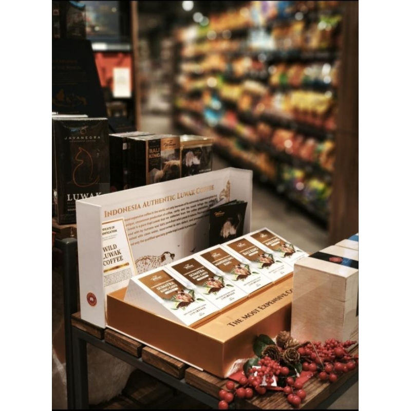 

Kopi Luwak Liar Paket Isi mix 5 parcel box